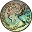 UK 2 Pence Anne 1710 KM# 513 ANNA DEI - GRATIA coin obverse