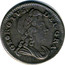 UK 2 Pence George I 1726 KM# 550 GEORGIVS∙ DEI∙GRA∙ coin obverse
