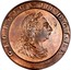 UK 2 Pence George III Cartwheel 1797 KM# 619 GEORGIUS III ∙ D : G ∙ REX ∙ coin obverse