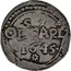 UK 3 Shillings Charles I 1645 KM# 349 OBSCARL ∙ 1645 ∙ coin reverse