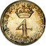 UK 4 Pence Groat 1701 KM# 495 MAG∙BR∙FRA∙ET∙HIB∙REX ∙*YEAR*∙ 4 coin reverse