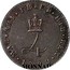 UK 4 Pence Groat 1792 KM# 613 MAG∙BRI∙FR∙ET∙HIB∙REX 4 ∙1792∙ coin reverse