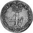 UK 4 Pence (Groat) KM# 596.2 MAG∙BRI∙FR∙ET∙HIB∙REX∙17 86∙ coin reverse