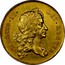 UK 5 Guineas Charles II 1677 KM# 430.1 CAROLVS∙II∙ DEI∙GRATIA coin obverse