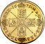 UK 5 Guineas Charles II 1679 KM# 444.1 MAG∙ BR∙FRA∙ ET∙HIB∙ REX∙*YEAR*∙ coin reverse