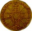 UK 5 Guineas James II 1687 KM# 460.2 MAG∙ BR∙FRA∙ ET∙HIB∙ REX∙*YEAR*∙ coin reverse