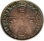 UK 6 Pence 1696 Y KM# 484.7 Pre-Decimal coinage MAG∙ BR∙FRA∙ ET∙HIB REX ∙16 96∙ coin reverse
