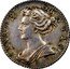 UK 6 Pence Anna 1705 KM# 516.3 ANNA DE GRATIA coin obverse
