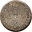 UK 6 Pence (James II (Sixpence)) KM# 456.2 MAG∙ BR∙FRA∙ ET∙HIB REX ∙*YEAR*∙ coin reverse