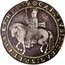 UK Crown Charles I 1644 Truro KM# 331 :CAROLVS:D:G:MAG:BRI..A:ET:HI:REX: coin obverse