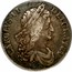 UK Crown Charles II 1663 KM# 417.5 CAROLVS II∙DEI∙GRA coin obverse