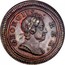 UK Farthing 1719 Proof KM# 556a Pre-Decimal coinage GEORGIVS REX coin obverse