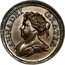 UK Farthing Anne 1714 Not released for general circulation. KM# 537 ANNA DEI - GRATIA coin obverse