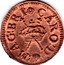 UK Farthing Charles I ND Transitional issue (ca.1634) KM# 172 MAG BRI CARO D G coin obverse