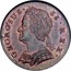 UK Farthing George II 1741 KM# 581.1 GEORGIUS ∙ - II ∙ REX ∙ coin obverse
