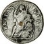 UK Farthing William & Mary (Small busts) 1689 KM# 465 BRITAN NIA 1689 coin reverse