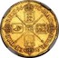 UK Half Guinea Charles II 1670 KM# 431 MAG∙ BR∙FRA∙ ET∙HIB∙ REX∙*YEAR*∙ coin reverse