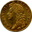 UK Half Guinea James II 1688 KM# 458.2 IACOBVS II DEI GRATIA coin obverse