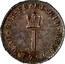 UK Penny George III 1792 KM# 610 MAG.BRI.FR ET.HIB.REX ∙1792∙ 1 coin reverse