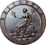 UK Penny George III Cartwheel 1797 Proof KM# 618 BRITANNIA ∙ coin reverse