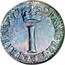 UK Penny William III 1701 KM# 499 MAG∙BR∙FR∙ET∙HIB∙REX∙ I coin reverse