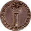 UK Penny William & Mary (Penny) 1689 KM# 468.1 MAG∙BR∙FR∙ET∙HIB∙REX∙ET∙REGINA∙*YEAR*∙ I coin reverse
