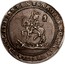 UK Pound Charles I 1642 Oxford KM# 239.1 CAROLVS:D:G:MAGNI:BRITANI:FRANC:ETHIBER:REX coin obverse