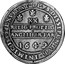 UK Pound Charles I 1642 Shrewsbury KM# 237.1 :EXVRGAT∙DEVS∙DISSIPENTVR∙INIMICI:∙ XX RELIG:PROT∙LEG:ANGL:LIBER:PAR 1642 coin reverse