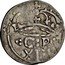 UK Shilling Charles I 1645 KM# 348 C R XII coin obverse