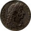 UK Shilling Charles II Large Bust 1675/3 KM# 442 CAROLVS II DEI GRATIA coin obverse