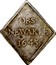 UK Shilling Charles I Newark siege 1645 KM# 370 OBS NEWARKE 1645 coin reverse