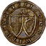 UK Shilling Commonwealth of England (Sun) 1651 KM# 390.1 *YEAR* ∙ G O D ∙ W I T H ∙ V S ∙ ∙XII∙ coin reverse