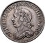 UK Shilling Oliver Cromwell 1658 KM# A207 OLIVAR∙D∙G R∙P∙ANG∙SCO∙HIB & PRO coin obverse