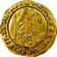 UK Triple Unite Charles I with scarf behind 1643 KM# 256.1 CAROLVS.D:G:MAGN:BRIT:FR:ET:HI:REX coin obverse