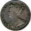 UK 1/2 Crown Anne E below bus 1708 KM# 525.2 ANNA∙DEI∙ GRATIA∙ E coin obverse