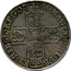 UK 1/2 Crown Anne E below bus 1708 KM# 525.2 *YEAR*∙MAG BRI∙FR ET∙HIB REG∙ coin reverse