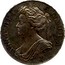 UK 1/2 Crown Anne Plumes in angles 1704 KM# 518.3 ANNA ∙ DEI ∙ - GRATIA ∙ coin obverse