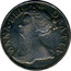 UK 1/2 Crown Anne Roses and plumes 1714 KM# 525.4 ANNA∙DEI∙ GRATIA∙ coin obverse