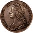 UK 1/2 Crown George II Roses in angles small letters 1739 KM# 574.2 GEORGIVS ∙ II ∙ - DEI ∙ GRATIA ∙ coin obverse