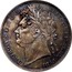 UK 1/2 Crown George IV 1823 KM# 688 GEORGIUS IIII D:G: BRITANNIAR: REX F: D: coin obverse