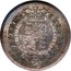UK 1/2 Crown George IV 1823 KM# 688 HONI SOIT QUI MAL Y PENSE ANNO coin reverse