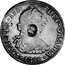 UK 1/2 Dollar Countermarked 1785-1789 (1797) CM Date: ND(1797) KM# B622 CAROLUS III DEI GRATIA 1789 coin obverse