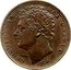 UK 1/2 Farthing George IV 1828 KM# 704.1 GEORGIUS IV DEI GRATIA coin obverse