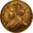 UK 1/2 Guinea Anne 1710 KM# 527 ANNA ∙ DEI ∙ GRATIA ∙ coin obverse