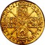 UK 1/2 Guinea George I 1725 KM# 560 BRVN ET ∙ L ∙ DVX S ∙ R ∙ I ∙ A ∙ TH ET ∙ EL ∙ coin reverse