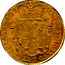 UK 1/2 Guinea George II (Half Guinea) 1740 KM# 580.1 F ∙ D ∙ B ∙ ET ∙ L ∙ D ∙ S ∙ R ∙ I ∙ A ∙ T ∙ ET ∙ E ∙ M ∙ B ∙ F ∙ ET ∙ H ∙ REX ∙ coin reverse