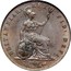 UK 1/2 Penny George IV 1827 KM# 692 BRITANNIAR: REX FID: DEF: coin reverse