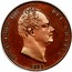 UK 1/2 Penny William IV 1831 KM# 706 GULIELMUS IIII DEI GRATIA coin obverse