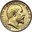 UK 1/2 Sovereign Edward VII 1910 KM# 804 EDWARDUS VII D:G:BRITT:OMN:REX F:D:IND:IMP: coin obverse