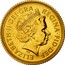 UK 1/2 Sovereign Elizabeth II 2000 KM# 1001 ELIZABETH∙II∙DEI∙GRA REGINA∙FID∙DEF IRB coin obverse
